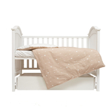 Комплект постільної білизни Twins Eco Stars, 3 предмети, біло-бежевий (3090-TK-02) - Pampik - 2