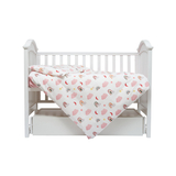 Комплект постільної білизни Twins Comfort Soft Веселки, фланель, 3 предмети, білий з рожевим (3010-TS-08R) - Pampik - 2