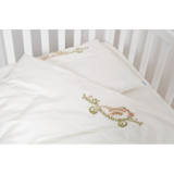 Комплект постільної білизни Twins Evo Пташки, 3 предмети, бежевий з коричневим (3080-E-001) - Pampik - 2