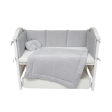 Бампер Twins Ego, 240х32 см, сірий (2031-TE-10) - Pampik - 2