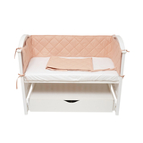 Бампер Twins Premium, стьобаний, 360х30 см, бежевий (2027-P200-02NEW - Pampik - 3