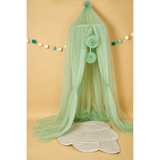 Балдахін-шатро Twins, єврофатин, оливковий (1099-99-29) - Pampik - 2