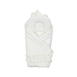 Набір Twins Ego: плед, подушка та резинка, світло-бежевий (1497-НТЕ-202) - Pampik