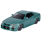Машина металева Jada Форсаж Ніссан Скайлайн (2002), 1:24, бірюзовий (253203066) - Pampik