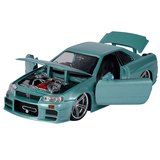 Машина металева Jada Форсаж Ніссан Скайлайн (2002), 1:24, бірюзовий (253203066) - Pampik - 2