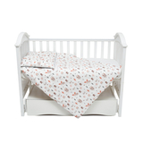 Комплект постільної білизни Twins Zoo, 120х90 см, 4 предмети, сірий (3022-TZ-10) - Pampik