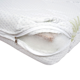 Матрац для дитячого ліжечка Twins Aloe Vera, 120x60x10 см, білий (5000-32TAV) - Pampik - 4