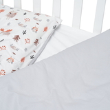 Комплект постільної білизни Twins Zoo, 120х90 см, 4 предмети, сірий (3022-TZ-10) - Pampik - 3