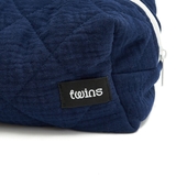 Косметичка муслінова Twins Geometry Dark Navy (9925-TG-09) - Pampik - 2