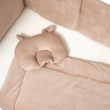 Набір Twins Ego: плед, подушка та резинка, бежевий (1497-НТЕ-02) - Pampik - 4