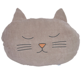 Бампер-подушка Twins Котик, велюр, 50х30 см, серый (7099-BPC-10) - Pampik