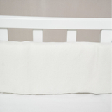 Бампер-валик Twins Ego, велюр, 240 см, молочний (2032-BVTEV-202) - Pampik - 3