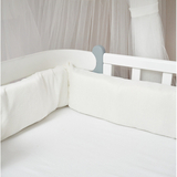 Бампер-валик Twins Ego, велюр, 240 см, молочний (2032-BVTEV-202) - Pampik - 2