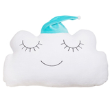 Бампер-подушка Twins Cloud, 52х35х10 см, белый с мятным (7099-DC-14) - Pampik