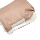 Конверт прогулянковий Twins Silver з рукавицями, latte латте (9012-SNA-201) - Pampik - 7