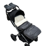 Конверт прогулянковий Twins Silver з рукавицями, latte латте (9012-SNA-201) - Pampik - 9