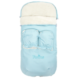 Конверт прогулянковий Twins Silver з рукавицями, mint ментол (9012-SNA-14T) - Pampik