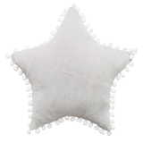 Бампер-подушка Twins Зірочка Маршмелоу, велюр, 37х37 см, сірий (2020-BTZM-10) - Pampik