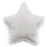 Бампер-подушка Twins Зірочка Маршмелоу, велюр, 37х37 см, сірий (2020-BTZM-10) - Pampik - 2