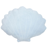 Бампер-подушка Twins Ракушка, велюр, 47х33 см, голубой (2024-BPTM-04) - Pampik