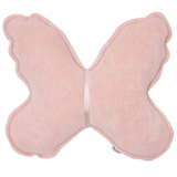Бампер-подушка Twins Бабочка, велюр, 40х36 см, powder pink пудровый (1310-MB-24) - Pampik