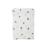 Пеленка Twins Lemon, муслиновая, 2-х слойная, 130х100 см, бело-желтый (1611-PM-130/100-202L) - Pampik