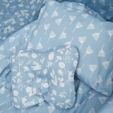 Постільний комплект Twins Dolce Limited Звірята, 8 ел., синій (4060-DL-011) - Pampik - 2