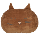 Бампер-подушка Twins Котик, велюр, 50х30 см, карамельный (7099-BPC-07) - Pampik