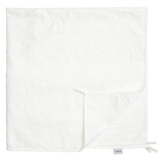 Крижма-плед Twins Pure Flower, батистова з перлинами, 100x100 см, білий (1402-КТP-100/100-202F) - Pampik