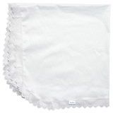 Набір для хрещення Twins: крижма 90x90 см і сукня р.56, сатин, білий (1407-NXD-56-01) - Pampik - 3