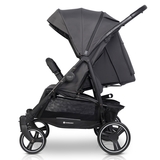 Прогулочная коляска для двойни Euro-Cart Doblo 2024 Iron (EGDOB24-16) - Pampik - 5