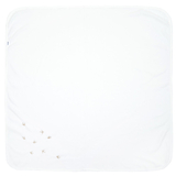 Крыжма-плед Twins Ласточки, флис, 100x100 см, белый (1408-КТLF100V01) - Pampik - 2