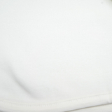 Крыжма-плед Twins, флис без декора, 100x100 см, белый (1408-КТLF1001) - Pampik - 5