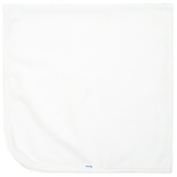 Крыжма-плед Twins, флис без декора, 100x100 см, белый (1408-КТLF1001) - Pampik