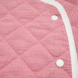 Конверт Twins Geometry, муслін стьобаний, 0-6 міс., Peony рожевий (9017-TGM-08) - Pampik - 2