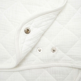 Конверт Twins Geometry, муслін стьобаний, 0-6 міс., Milk молочний (9017-TGM-202) - Pampik - 3