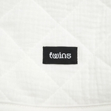 Конверт Twins Geometry, муслін стьобаний, 0-6 міс., Milk молочний (9017-TGM-202) - Pampik - 4