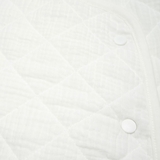 Конверт Twins Geometry, муслін стьобаний, 0-6 міс., Milk молочний (9017-TGM-202) - Pampik - 2