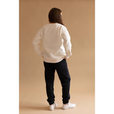 Свитшот Twins утепленный с вышивкой, р.M, ecru, беж светлый (W-202-ST-M-202) - Pampik - 5