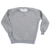 Світшот Twins утеплений з вишивкою, р.M, grey, сірий (W-202-ST-M-10) - Pampik