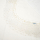 Крыжма Twins, с рюшкой, сатин, 80х100 см, ecru молочный (1412-KTS-202) - Pampik - 2