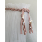 Декор кіска Twins Air, велюр, powder pink, пудра (7001-DK-24) - Pampik - 2