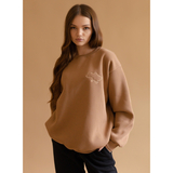 Світшот Twins утеплений з вишивкою, р.S, beige, бежевий (W-202-ST-S-02) - Pampik - 2