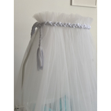 Декор косичка Twins Air, велюр, white, білий (7001-DK-01) - Pampik - 2