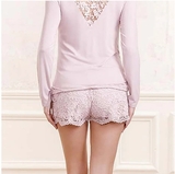 Пижама Cache Coeur Sofia, кофточка и шорты, р.S, чайная роза (TS1600,SH1600/35351) - Pampik - 5