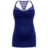 Пижамная майка для беременных Cache Coeur Serenity, р.M, синий (CR1610/18907) - Pampik