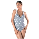 Купальник цільний Cache Coeur Retro, UPF50+, р.42, сірий в горох (122 ВМ/5231) - Pampik - 2