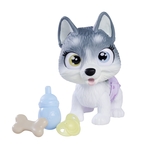 Ігровий набір Simba Pamper Petz Хаскі, що п’є та пісяє, з кольоровою лапкою, 3 аксесуари-сюрпризи (5950135) - Pampik - 3