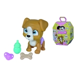 Игровой набор Simba Pamper Petz Щенок, который пьет и писает, с цветной лапкой, 3 аксессуара-сюрприза (5953050) - Pampik - 3