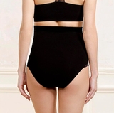 Труси безшовні Cache Coeur Serenity, високі з мереживом, р.S, чорний (CL1610/18897) - Pampik - 4